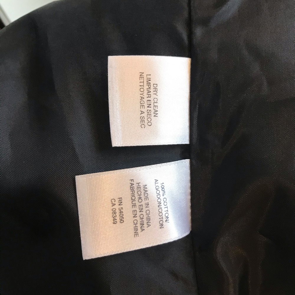SOLD|Jones New York Floral Fit & Flare Black Dress - Picture 8 of 9
